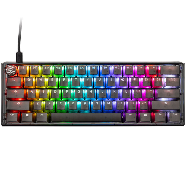 Ducky One 3 Aura Black Mini Gaming Tastatur, RGB LED - MX-Speed-Silver (US) image number 1