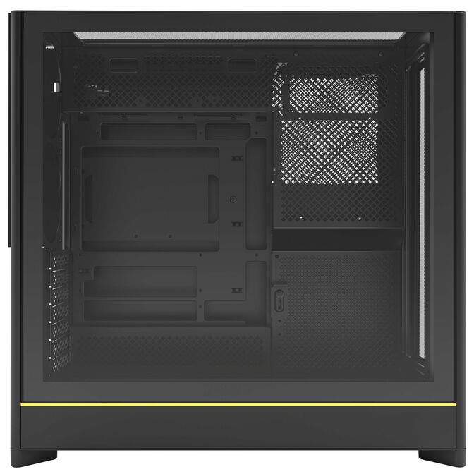 Montech HS01 PC case, midi tower, ATX, aRGB, tempered glass - black image number 4
