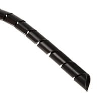 InLine Spiralband Kabelschlauch, schwarz - 18mm x 10m