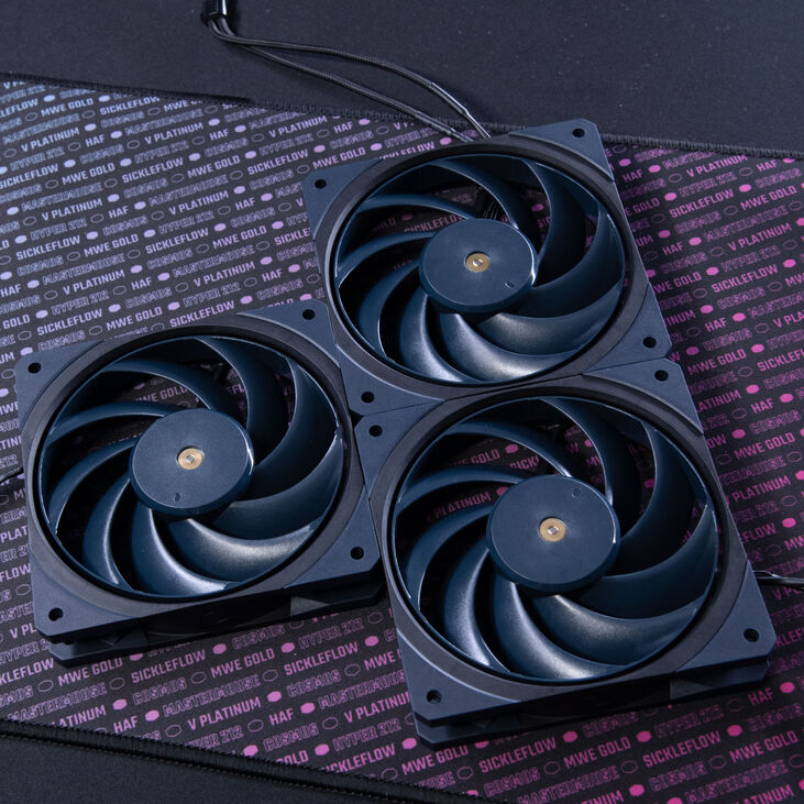 Cooler Master Mobius 120 OC PWM-Lüfter - 120 mm, schwarz image number 9