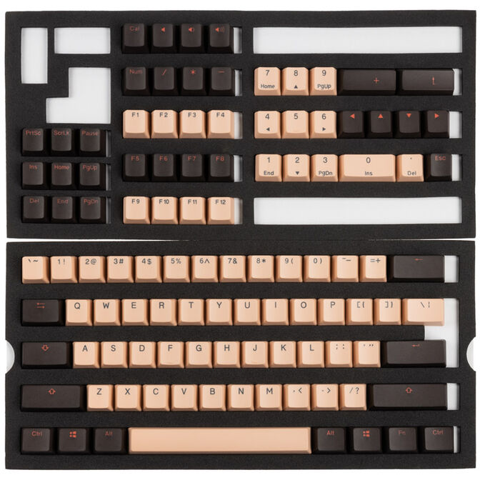 Ducky Rosa PBT Double-Shot Keycap Set, US Layout image number 1