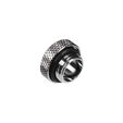 Bitspower Multi-Link Adapter Anschluss gerade G1/4 Zoll AG auf 12mm AD Hardtube - Mini, silber gl&auml;nz image number null
