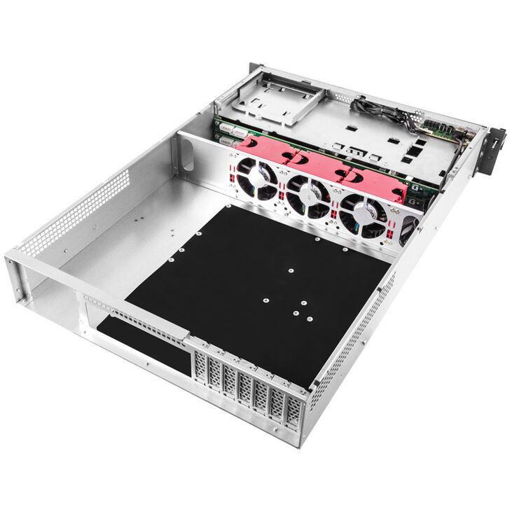 SilverStone RM22-308 Rackmount Server Gehäuse, 2U, E-ATX - schwarz image number 2