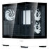 Zalman P30 PC-Gehäuse, Mini-Tower, mATX, Tempered Glass - schwarz / weiß image number null