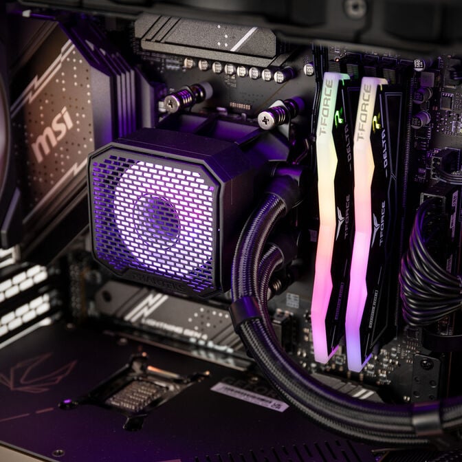 Gaming-PC Cosmic Pulse, AMD Ryzen 7 9800X3D, RTX 5080 - Fertig-PC image number 4