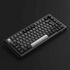 AKKO 5075B Gaming Keyboard, RGB - Lavender Purple Pro Switches, ISO DE/UK/Nordic, black & silver image number null