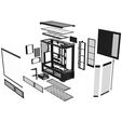 Thermaltake View 600 TG PC-Geh&auml;use, Big-Tower, E-ATX, ARGB, Tempered Glass - schwarz image number null