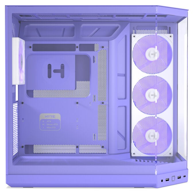 HYTE Y50 Midi Tower - Taro Milk image number 4