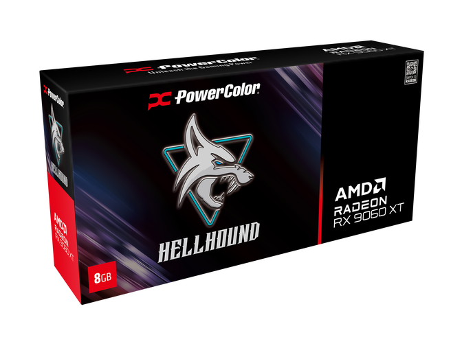 PowerColor Hellhound Radeon RX 9060 XT Grafikkarte, 8192 MB GDDR6 image number 1