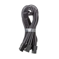 CableMod Pro ModMesh 12V-2x6 cable, 3x 8-pin, StealthSense – carbon, var. B