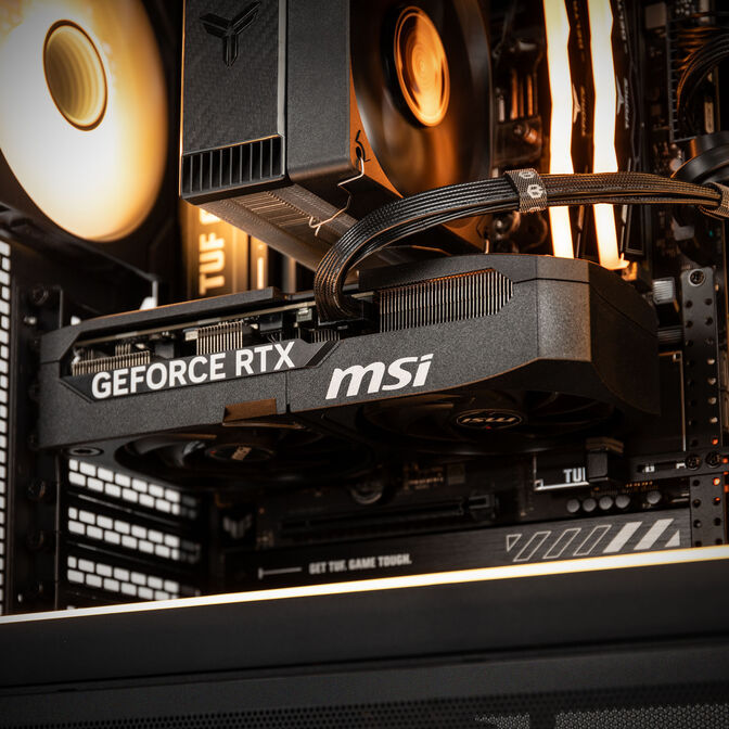 KingForge Gaming-PC Gold, AMD Ryzen 5 7500X3D, RTX 5070, Phanteks Eclipse G400A &ndash; Fertig-PC image number 5