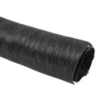 Techflex F6 Woven Wrap Sleeve 38,1mm - schwarz, 1m