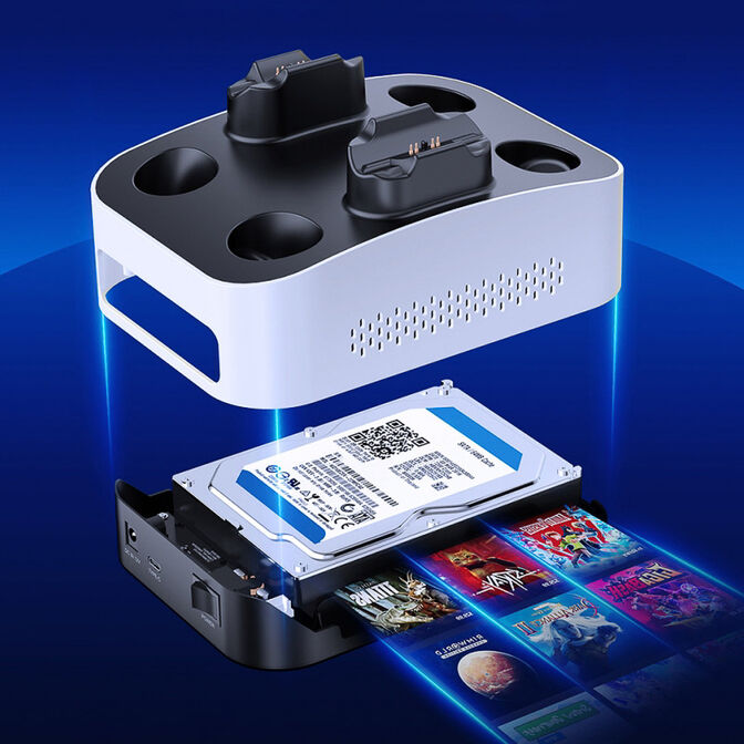 Graugear G-3506-CG 3.5" | Hard Drive Enclosure + Charging Station image number 1