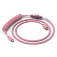 Glorious Coiled Cable Prism Pink, USB-C auf USB-A Spiralkabel - 1,37m, pink image number null