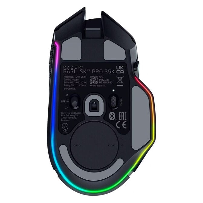 Razer Basilisk V3 Pro 35K Gaming Mouse, wireless, RGB - black image number 5