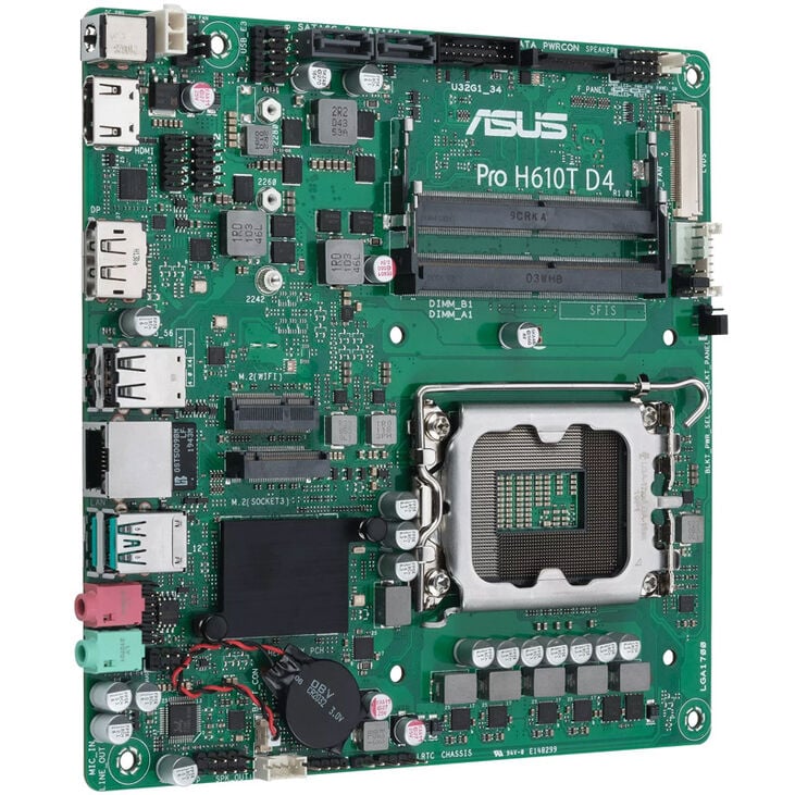 ASUS PRO H610T D4-CSM, Intel H610 motherboard, Socket 1700, DDR4 image number 5