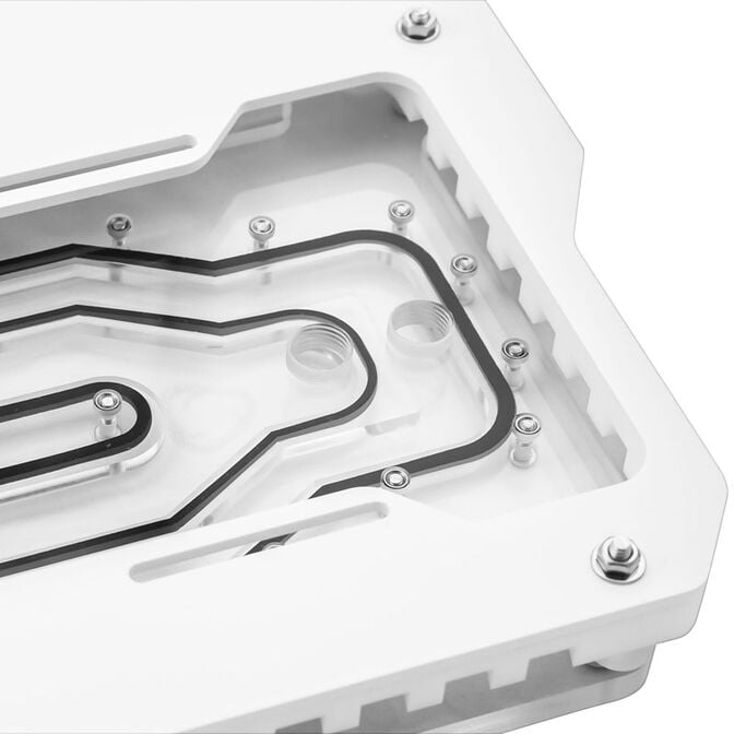 Singularity Computers Spectre 2.0 Elite Kit Front Distro Plate - white image number 5