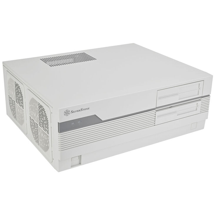 Silverstone FLP01 PC case, HTPC, SSI-CEB/ATX - white image number 1