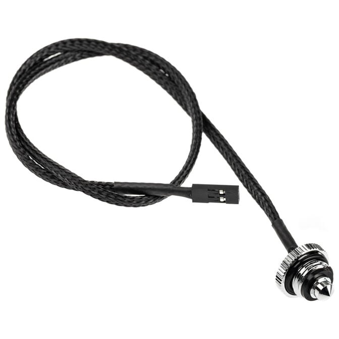 Alphacool Eiszapfen Temperature Sensor flat G1/4 - chrome image number 1