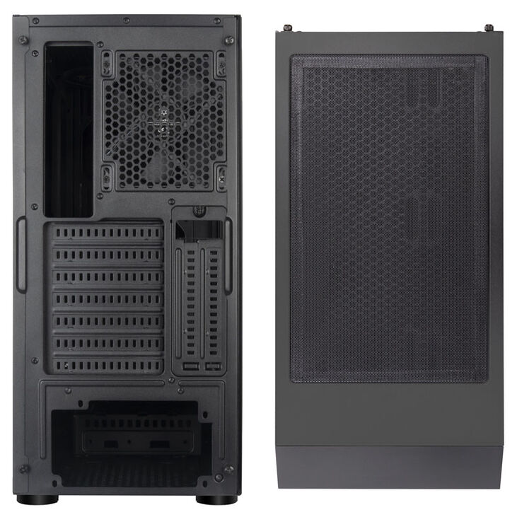 SilverStone Fara R1 V2 Mid Tower, Tempered Glass - Black image number 1