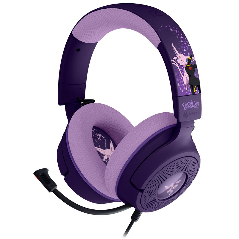 Razer Kraken V4 X Pokémon Edition Gaming-Headset, USB-C, 40 mm - Espeon/Umbreon