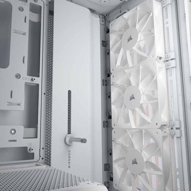 Corsair FRAME 4000D RS Wood PC Case, Mid Tower, E-ATX - Wood, white image number 13