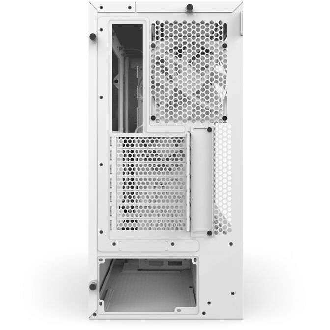 NZXT H5 Flow RGB PC-Geh&auml;use, Midi-Tower, ATX, RGB, Tempered Glass - wei&szlig; image number 8