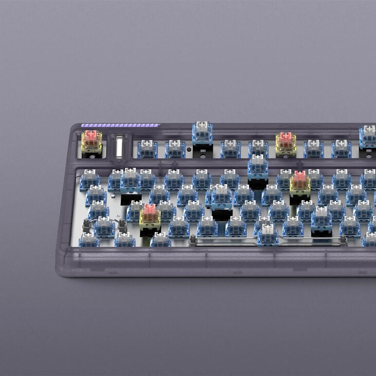 IQUNIX F97 Lavandin Wireless Gaming Tastatur, RGB - MX-Red-Switches (US) image number 9