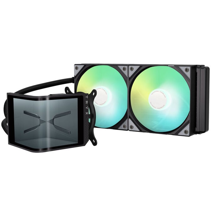 Jonsbo D32 PRO PC-Geh&auml;use + TRYX PANORAMA SE Komplett-Wasserk&uuml;hlung, ARGB - 240mm, schwarz image number 2
