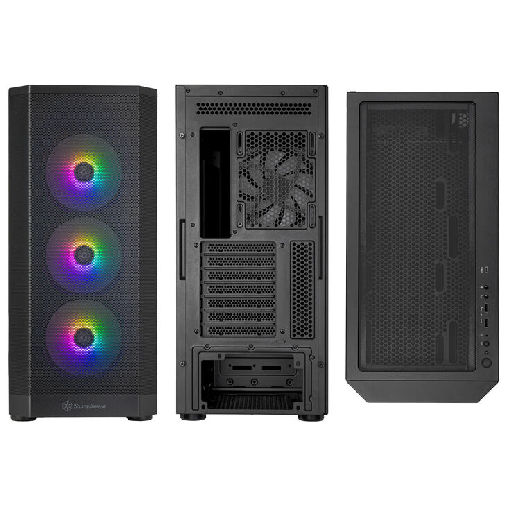 Silverstone FARA 514X Midi-Gehäuse - Schwarz image number 1