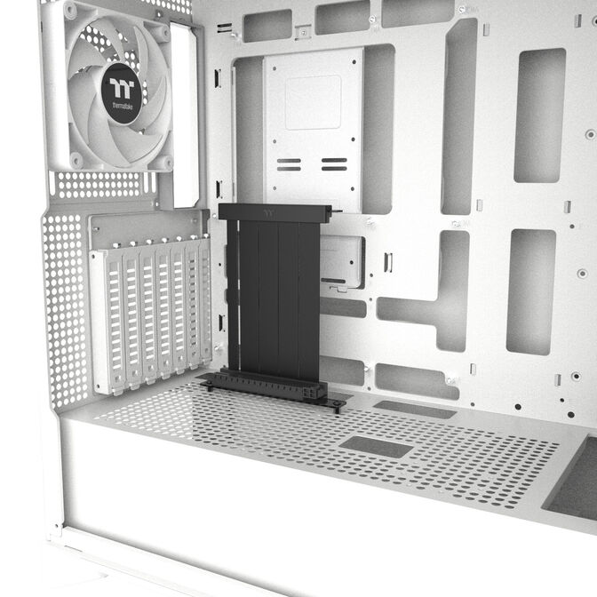 Thermaltake S370 WS PC Case, Mid-Tower, E-ATX, Tempered Glass - white image number 15