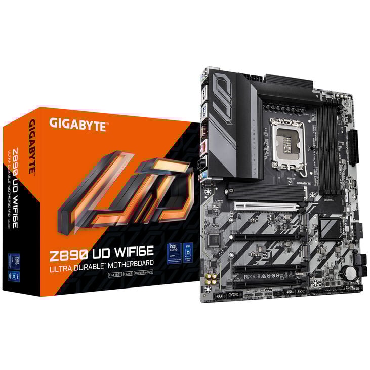 GIGABYTE Z890 UD WiFi6E motherboard, socket LGA 1851, Intel Z890, ATX, DDR5 image number 0