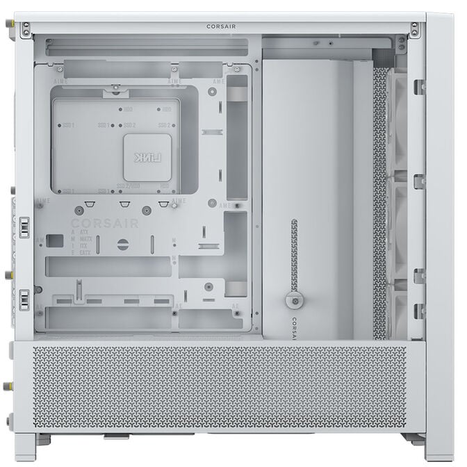 Corsair Frame 4000D RS PC-Geh&auml;use, Midi-Tower, E-ATX, Tempered Glass - wei&szlig; image number 4