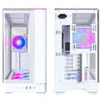 Montech KING 45 PRO PC-Geh&auml;use, Midi-Tower, ATX, Tempere Glass, RGB - wei&szlig; image number null