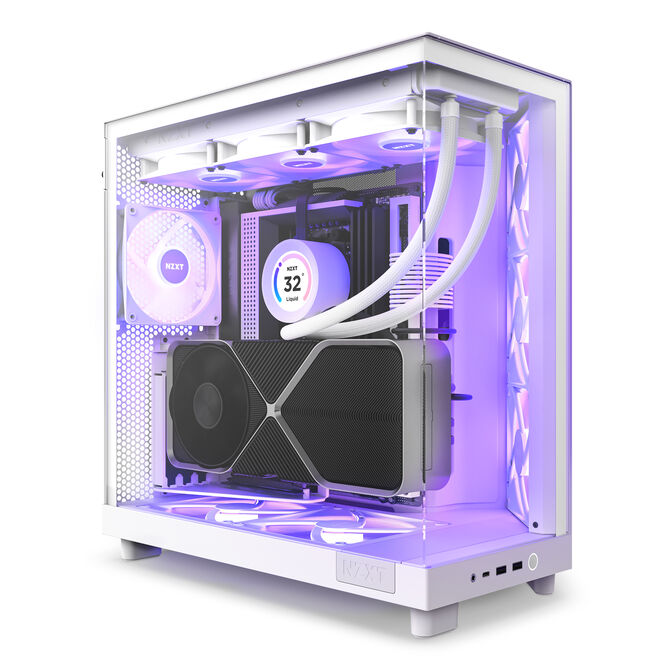 NZXT H6 Flow RGB Midi-Tower - Wei&szlig; image number 15