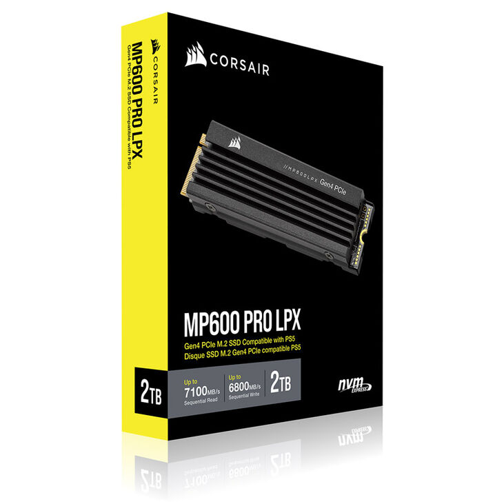 Corsair MP600 Pro LPX NVMe SSD, PCIe 4.0 M.2 Type 2280 - 2 TB image number 9