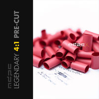 MDPC-X Pre-Cut Schrumpfschlauch 4:1 Small - Light-Red, 50 Stück