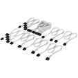 Corsair Cable Set, Type 4, DC Cable Pro Kit, individually sleeved - white image number null
