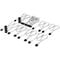 Corsair Cable Set, Type 4, DC Cable Pro Kit, individually sleeved - white