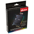 Akasa Dual M.2 PCI-E RGB LED Adapter Card image number null