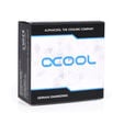 Alphacool Low Profile Adapter 90 Degree G1/4 Inch Male to G1/4 Inch Female - Rotatable - Black image number null