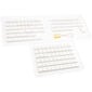 Ducky Blank White PBT Set, MDA Profile - 133 Keycaps, ANSI US Layout, ANSI US Layout