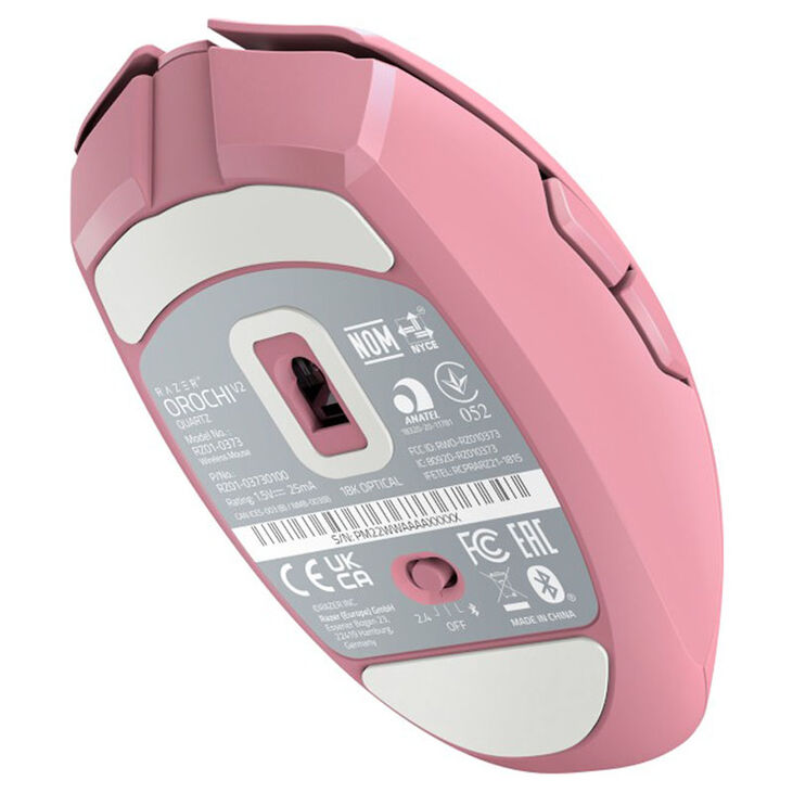 Razer Orochi V2 Wireless Gaming Maus - Quartz Pink image number 4
