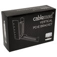CableMod vertical graphics card holder with PCIe x16 riser cable, 2x DisplayPort - black image number null