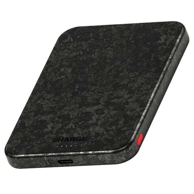 SHARGE Carbon Mag Carbon Fiber Ultra-Slim 5000 mah Powerbank image number 3