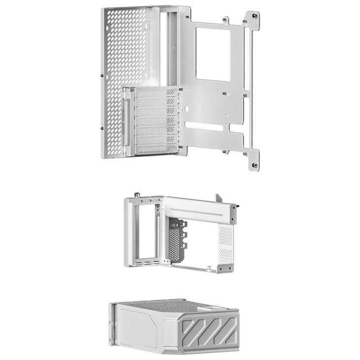 TRYX LUCA L70 PC Case, Mid-Tower, E-ATX, Tempered Glass – White image number 14