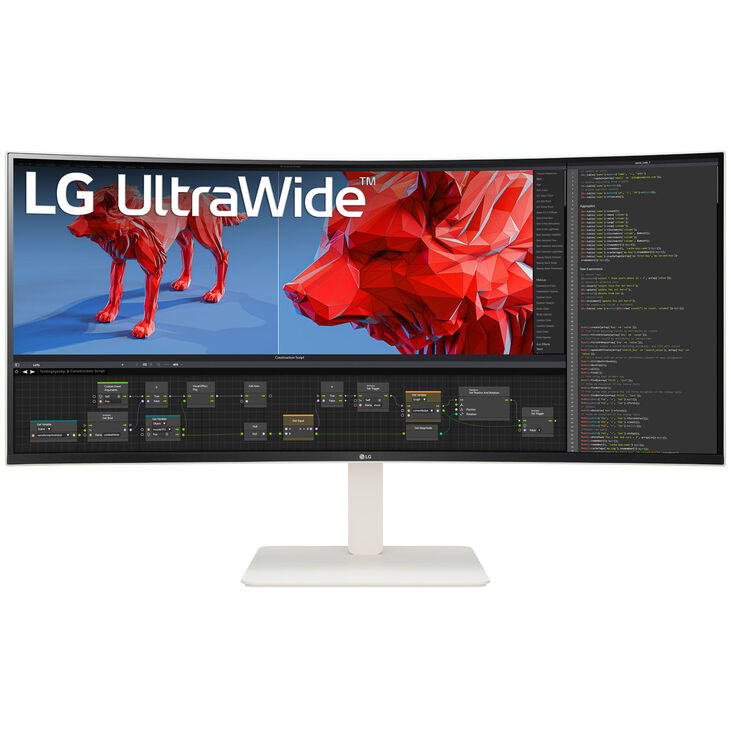 LG UltraWide 38WR85QC-W, 38 inch Curved Gaming Monitor, 144 Hz, IPS, G-SYNC Compatible image number 1