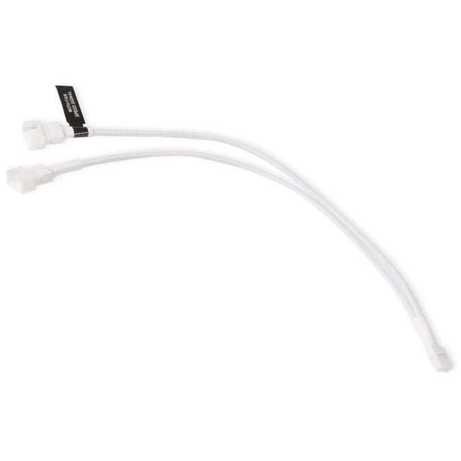 Alphacool Y-Splitter 4-Pin auf 2x 4-Pin PWM 30cm - wei&szlig; image number 0