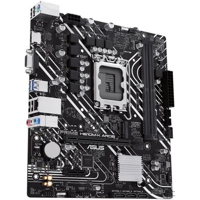 ASUS Prime H610M-K ARGB, Intel H610 Mainboard - Sockel 1700, DDR5 image number 4