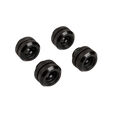 Corsair Hydro X Series XF Hardline fitting straight G1/4 inch to 12mm OD hard tube - 4 pack, black image number null